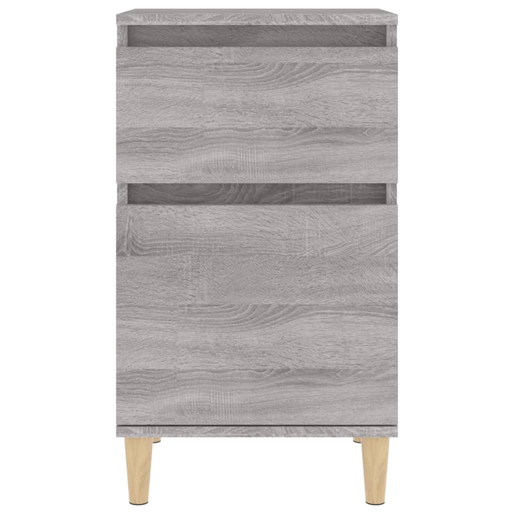 Comodino Grigio Sonoma 40x35x70 cm - homemem39