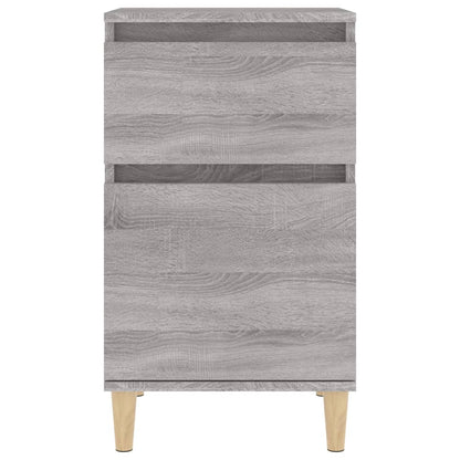 Comodino Grigio Sonoma 40x35x70 cm - homemem39