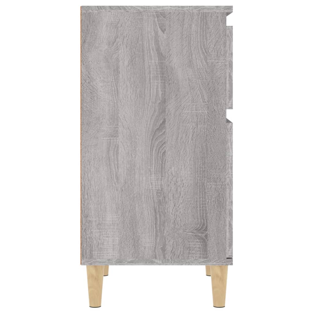 Comodino Grigio Sonoma 40x35x70 cm - homemem39