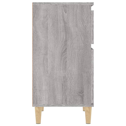 Comodino Grigio Sonoma 40x35x70 cm - homemem39