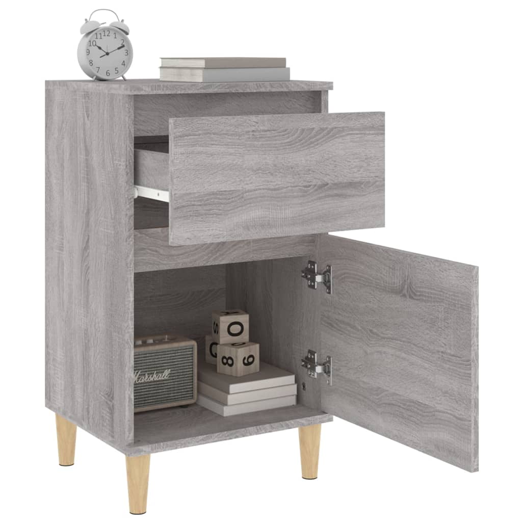 Comodini 2 pz Grigio Sonoma 40x35x70 cm - homemem39