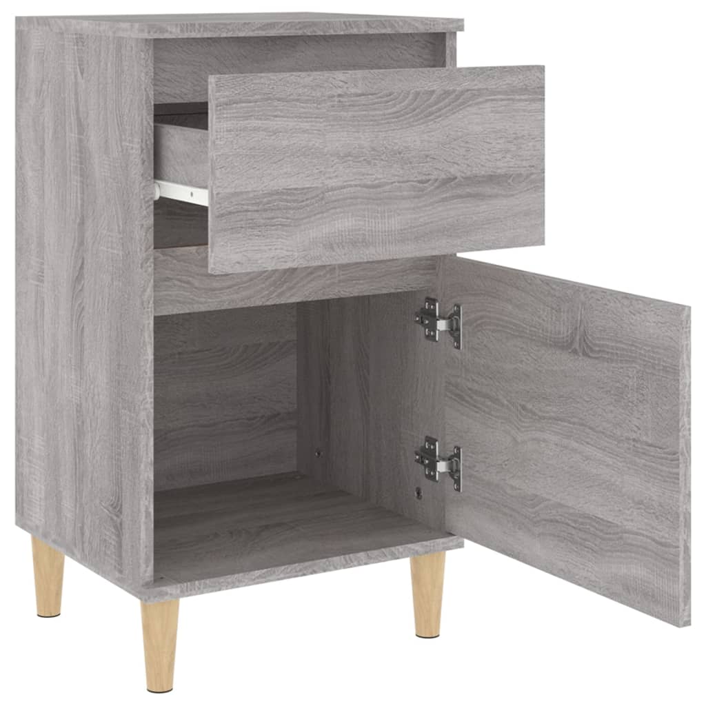 Comodini 2 pz Grigio Sonoma 40x35x70 cm - homemem39