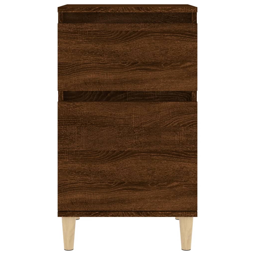 Comodini 2pz Rovere Marrone 40x35x70 cm - homemem39