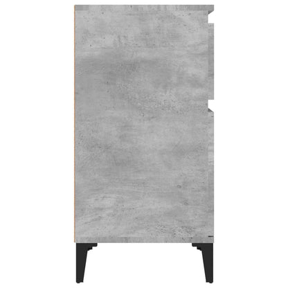 Comodino Grigio Cemento 40x35x70 cm - homemem39