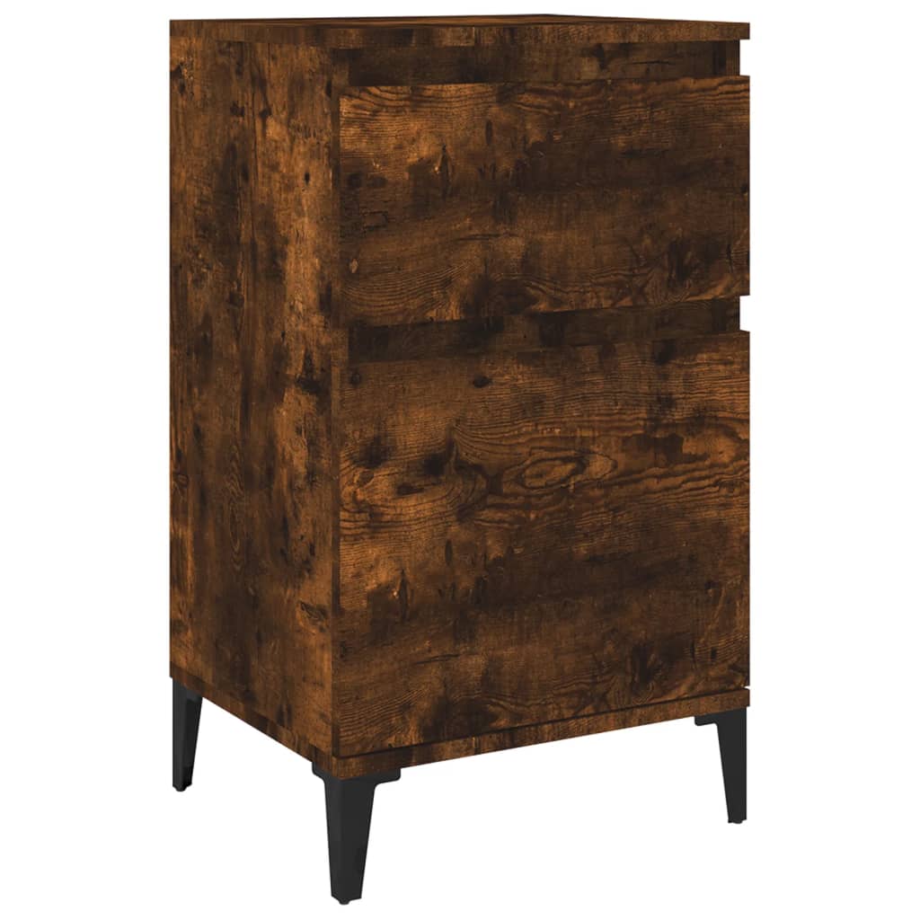 Comodino Rovere Fumo 40x35x70 cm - homemem39