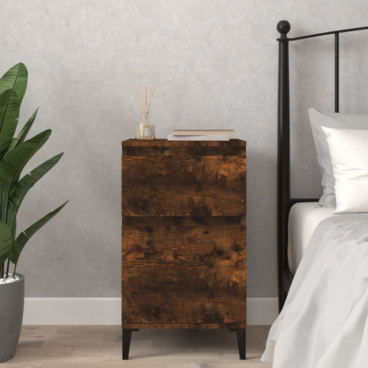 Comodino Rovere Fumo 40x35x70 cm - homemem39
