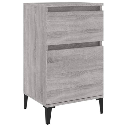 Comodino Grigio Sonoma 40x35x70 cm - homemem39