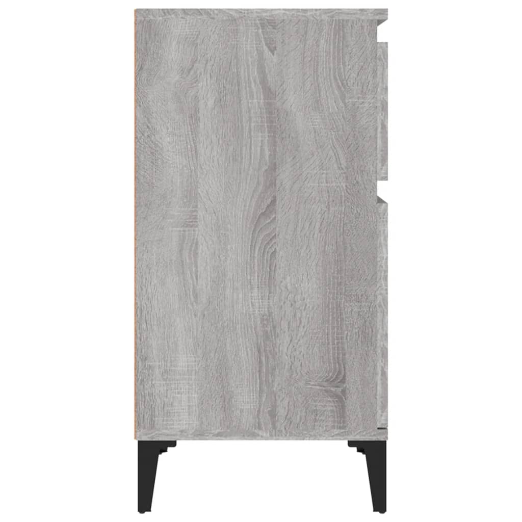 Comodini 2 pz Grigio Sonoma 40x35x70 cm - homemem39