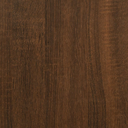 Armadietto Bagno Rovere Marrone 30x30x100 cm Legno Multistrato | homemem39