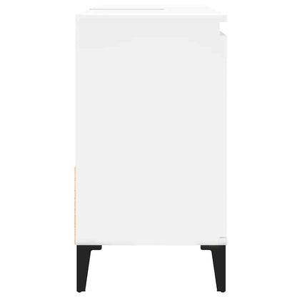 Armadietto da Bagno Bianco 65x33x60 cm in Legno Multistrato - homemem39