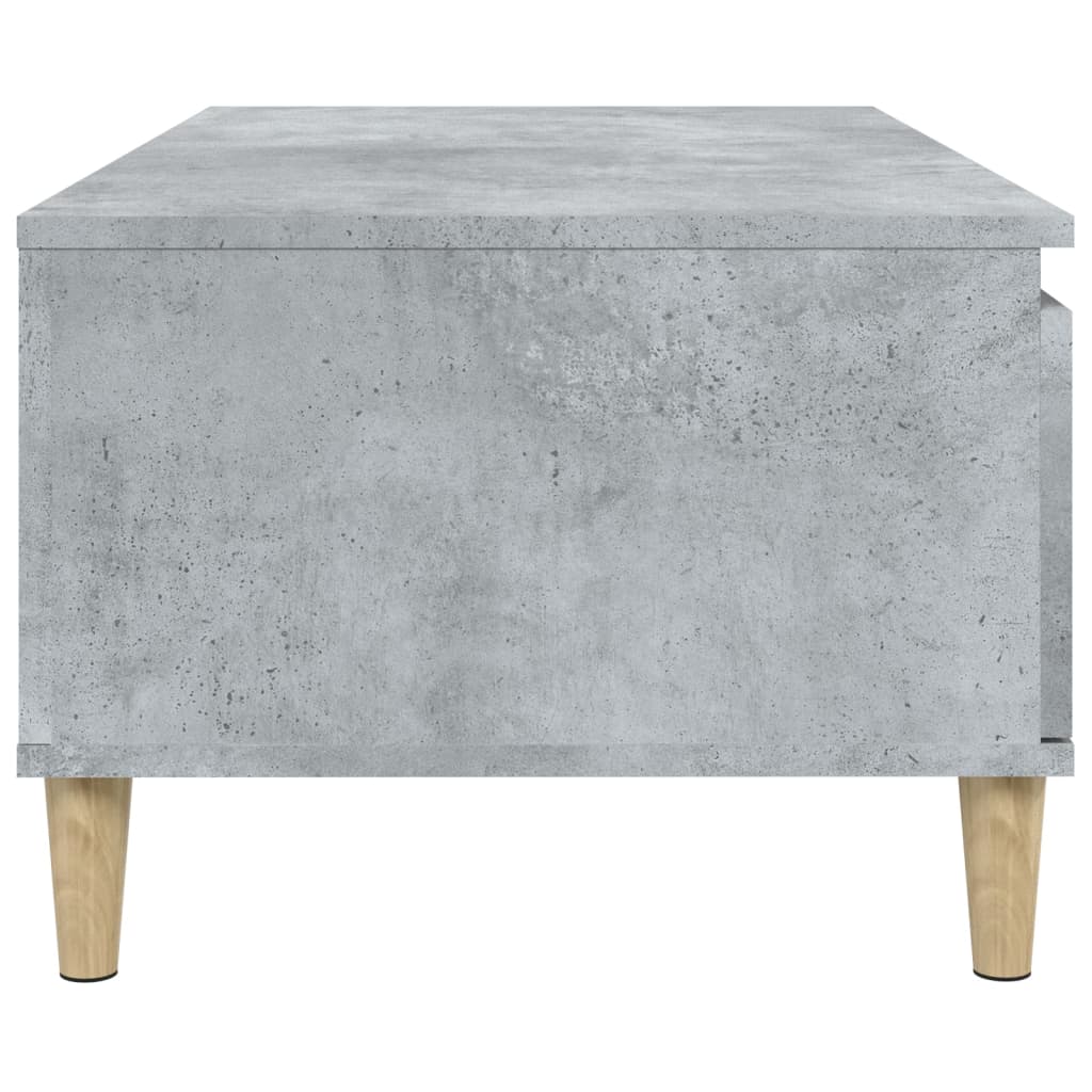Tavolino Salotto Grigio Cemento 90x50x36,5 cm Legno Multistrato | homemem39
