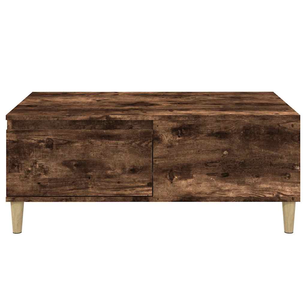 Tavolino da Salotto Rovere Fumo 90x50x36,5 cm Legno Multistrato | homemem39