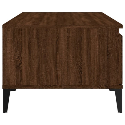 Tavolino da Salotto Rovere Marrone 90x50x36,5 cm in Multistrato | homemem39