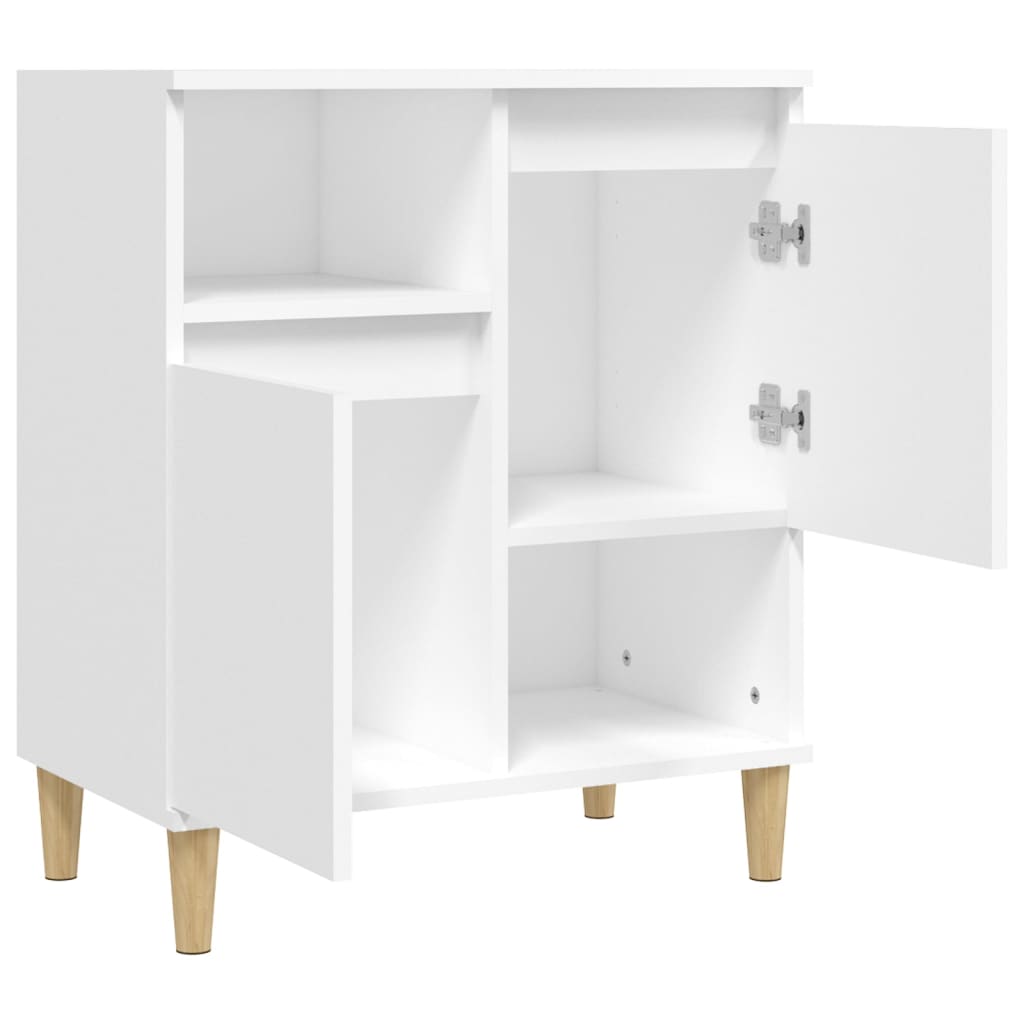 Credenza Bianca 60x35x70 cm in Legno Multistrato - homemem39