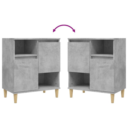 Credenza Grigio Cemento 60x35x70 cm in Legno Multistrato - homemem39