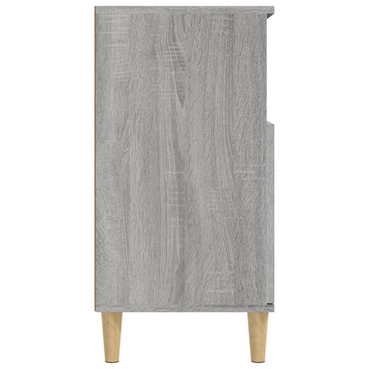 Credenza Grigio Sonoma 60x35x70 cm in Legno Multistrato