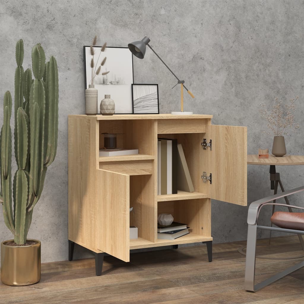 Credenza Rovere Sonoma 60x35x70 cm in Legno Multistrato - homemem39