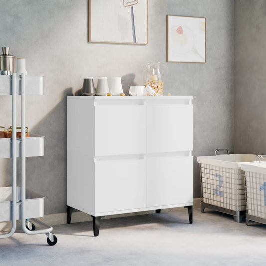 Credenza Bianca 60x35x70 cm in Legno Multistrato