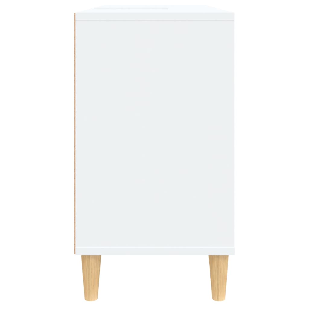Mobile Lavabo Bianco 80x33x60 cm in Legno Multistrato | homemem39