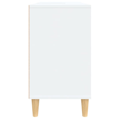 Mobile Lavabo Bianco 80x33x60 cm in Legno Multistrato | homemem39