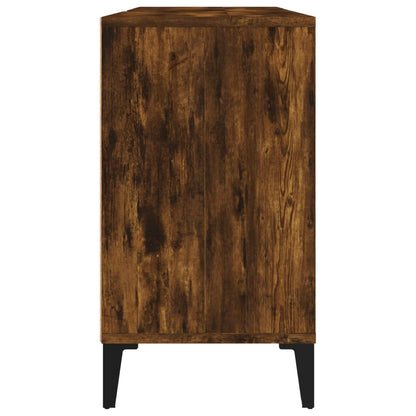 Mobile Lavabo Rovere Fumo 80x33x60 cm in Legno Multistrato | homemem39
