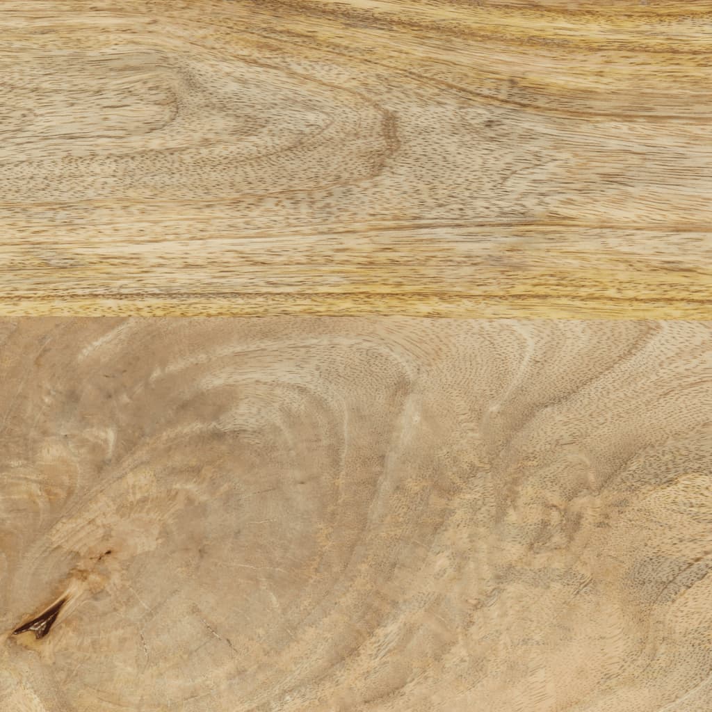 Tavolo Consolle 110x30x75 cm Legno Massello Sbiancato di Mango - homemem39