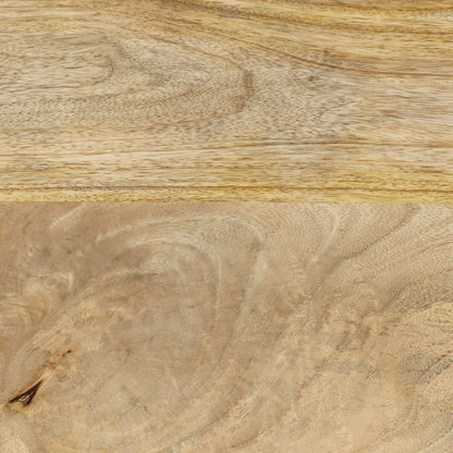 Tavolo Consolle 110x30x75 cm Legno Massello Sbiancato di Mango - homemem39