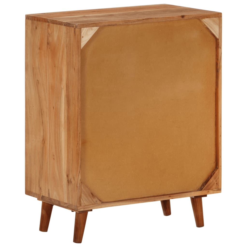 Credenza 60x35x74 cm in Legno Massello di Acacia - homemem39
