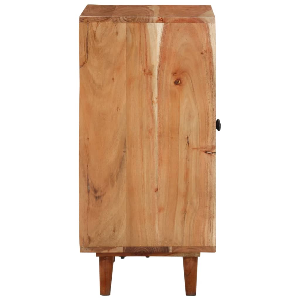 Credenza 60x35x74 cm in Legno Massello di Acacia - homemem39