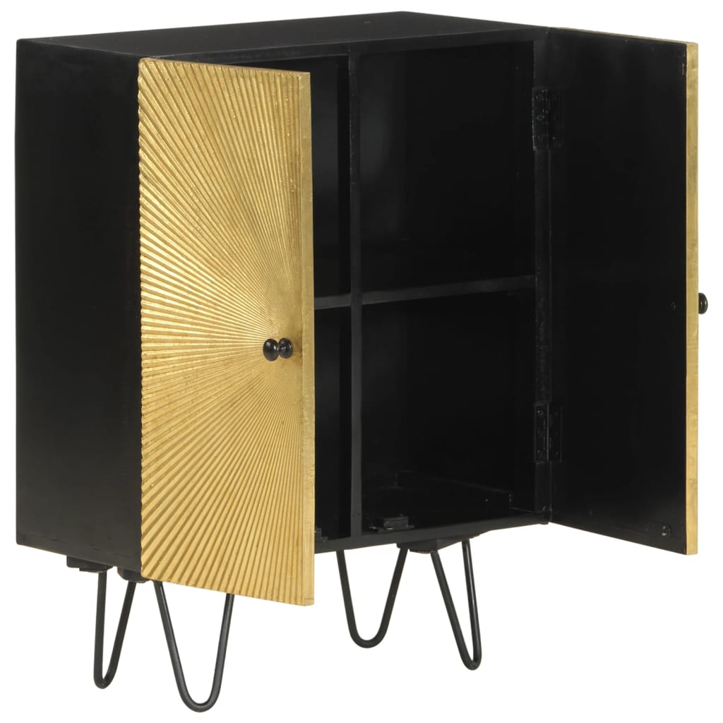 Credenza 55x30x75 cm in Legno Massello di Mango - homemem39