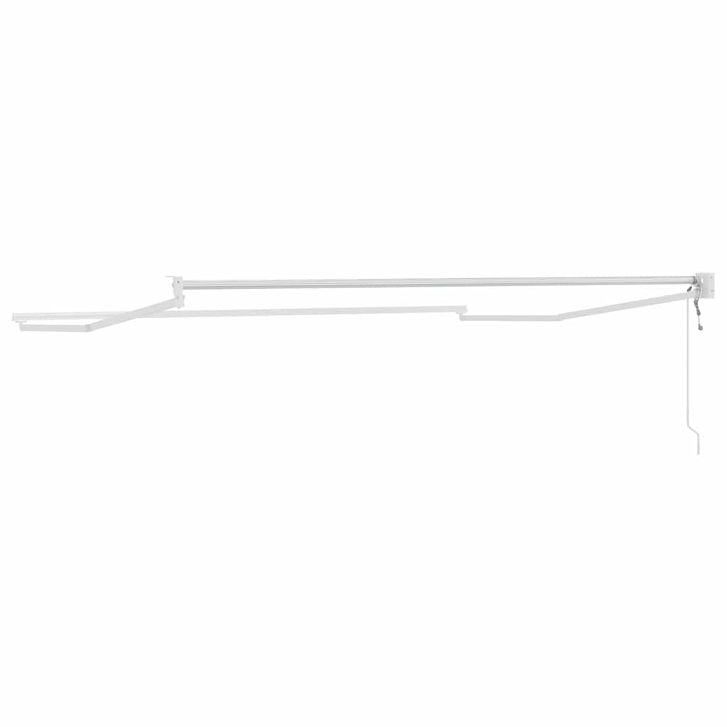 Tenda da Sole Bianco 3,5 x 2,5 m Metallo - homemem39