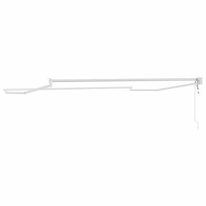 Tenda da Sole Bianco 3,5 x 2,5 m Metallo - homemem39
