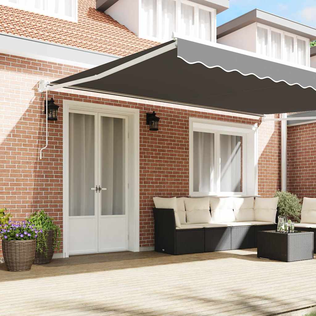 Telaio per tende da sole retrattile Bianco 400 × 300 cm | homemem39