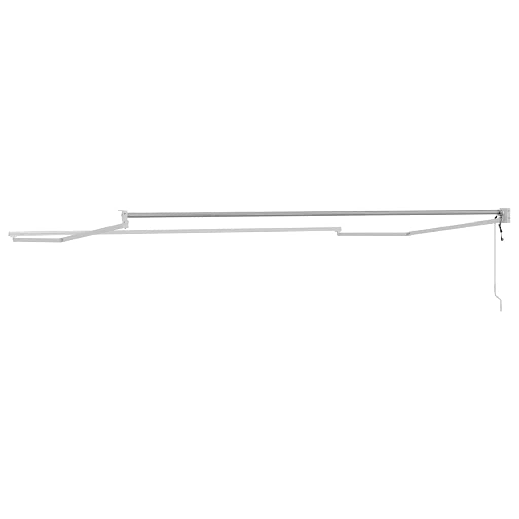 Tenda da Sole Bianco 5 x 3 m Metallo - homemem39