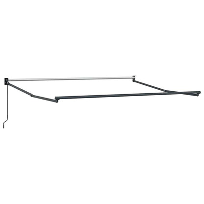 Tenda da Sole Antracite 3,5 x 2,5 m Metallo