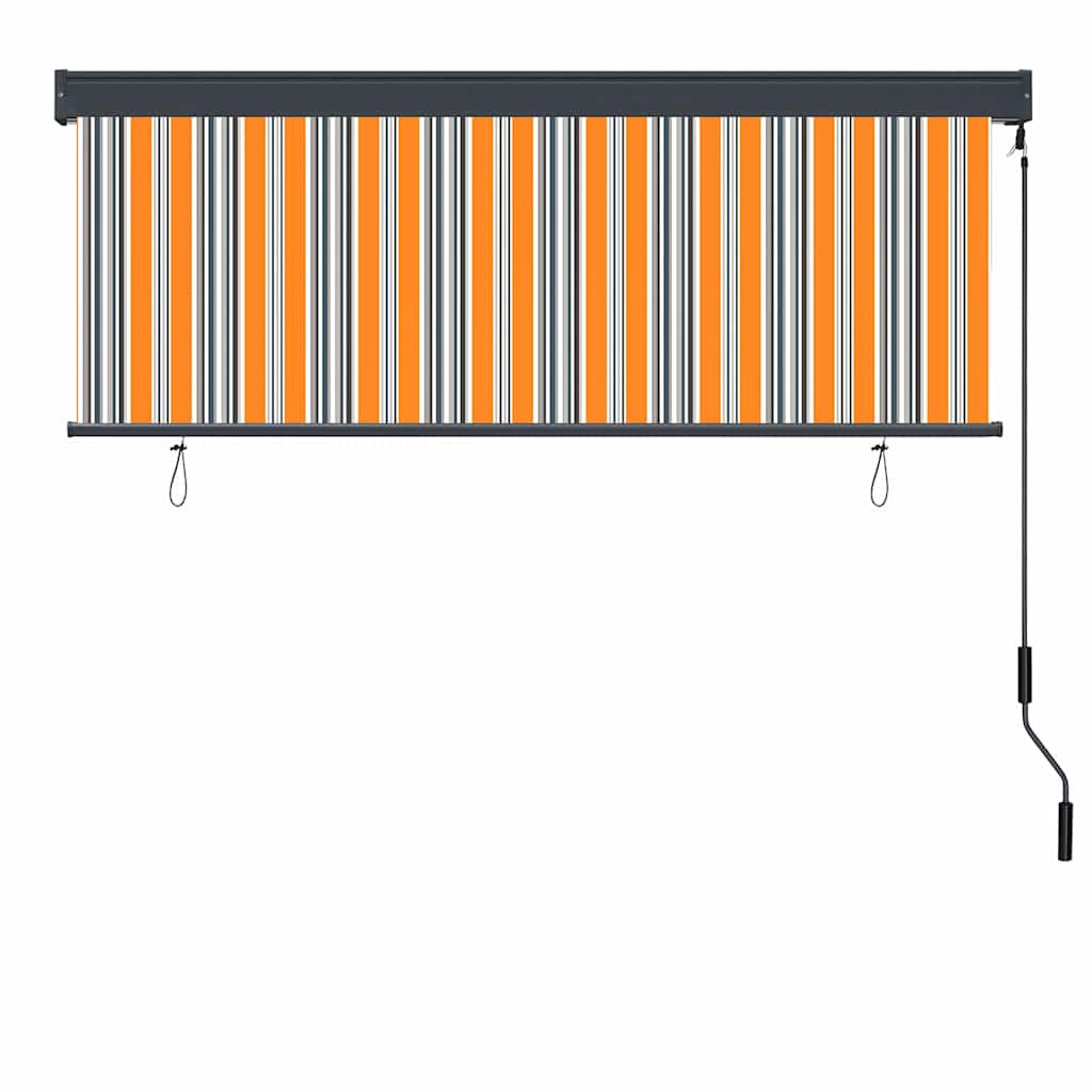 Tenda a rullo Giallo e Blu 180 x 250 cm Tessuto e Alluminio | homemem39