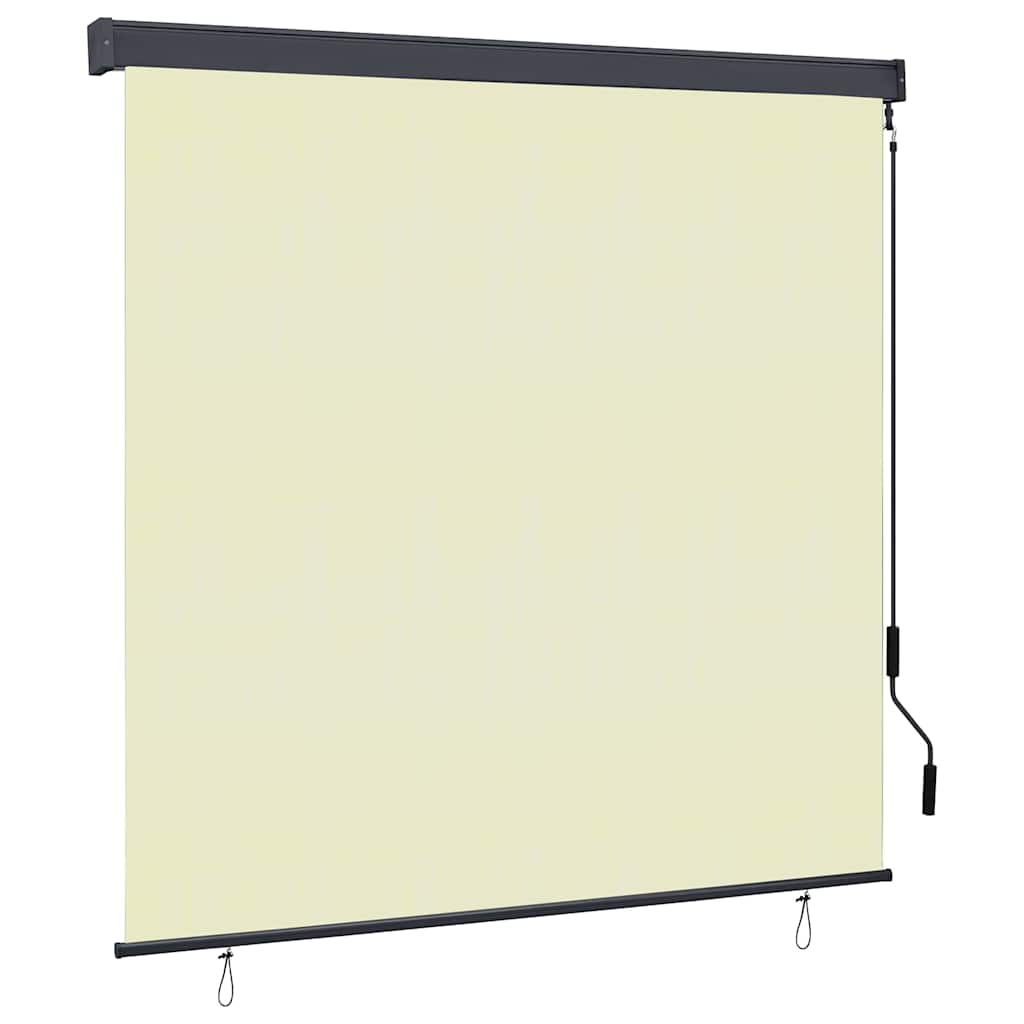 Tenda a rullo con tende Crema 180 x 250 cm Tessuto e Alluminio | homemem39
