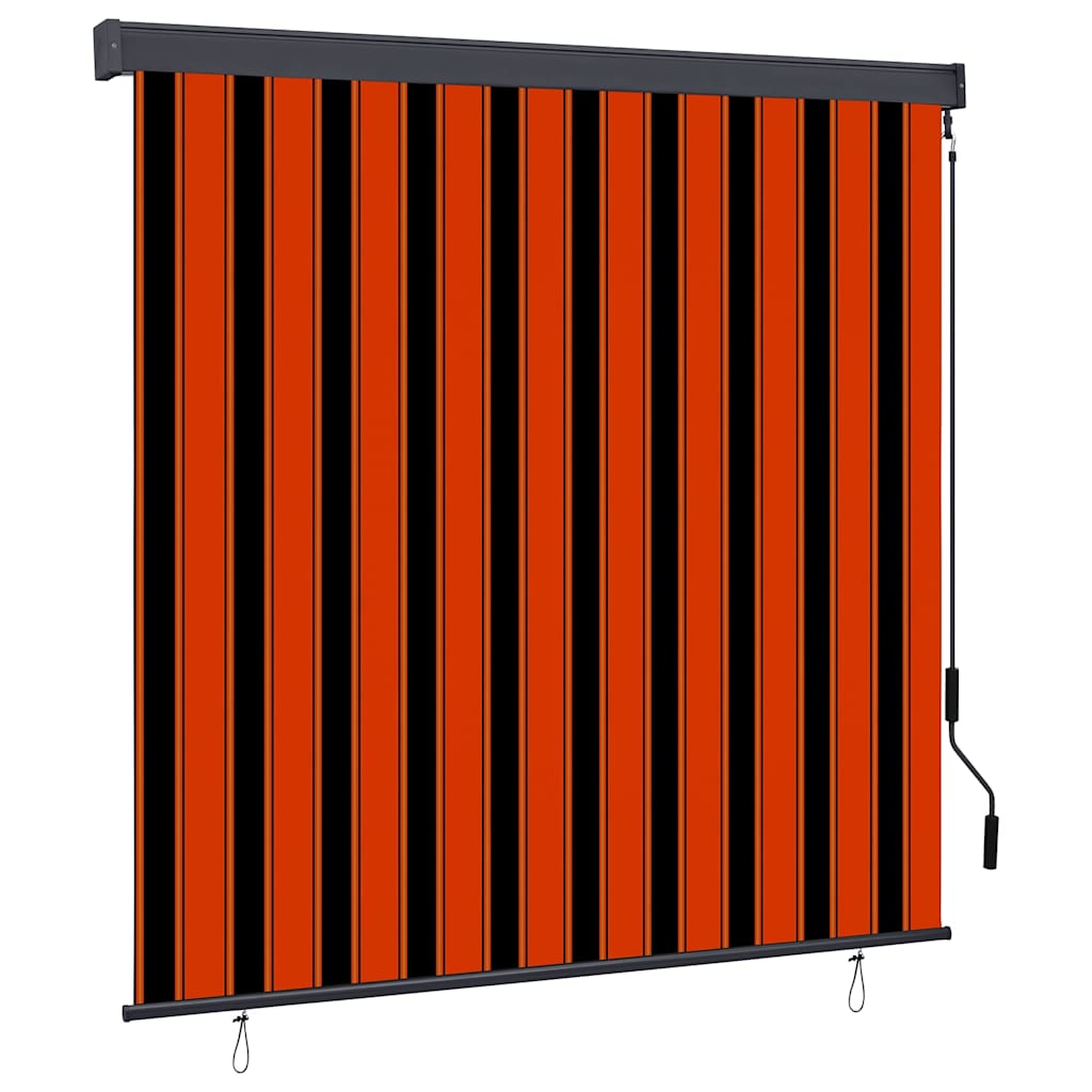 Tenda a rullo con tende Rigato Arancione e Marrone 180 x 250 cm | homemem39