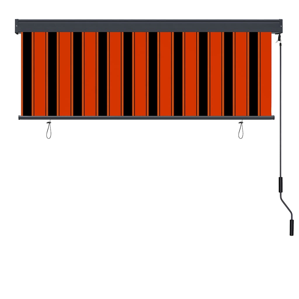 Tenda a rullo con tende Rigato Arancione e Marrone 180 x 250 cm | homemem39
