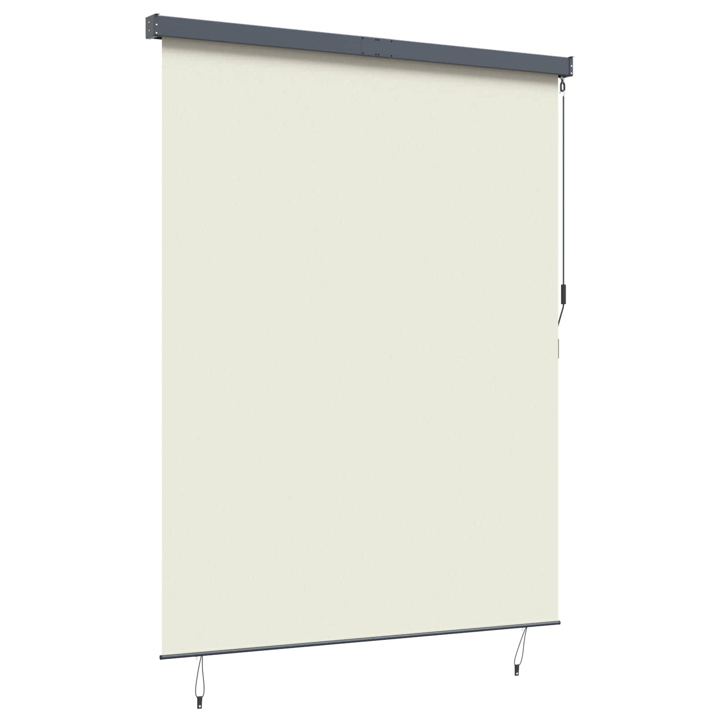 Tenda a rullo con tende Crema 200 x 250 cm Tessuto e Alluminio | homemem39