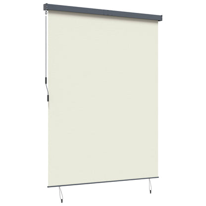 Tenda a rullo con tende Crema 200 x 250 cm Tessuto e Alluminio | homemem39