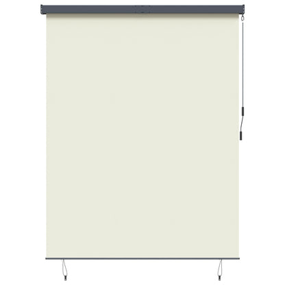 Tenda a rullo con tende Crema 200 x 250 cm Tessuto e Alluminio | homemem39