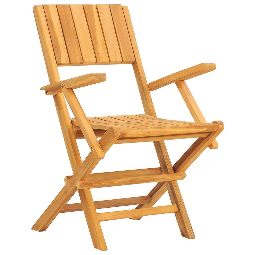 Sedie pieghevoli 2 pezzi 55x61x90 cm Legno massello di teak