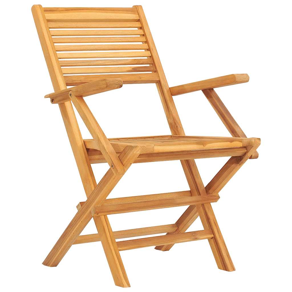 Sedie pieghevoli 2 pezzi 55x62x90 cm Legno massello di teak