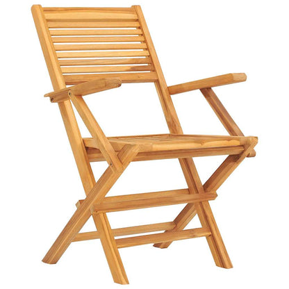Sedie pieghevoli 2 pezzi 55x62x90 cm Legno massello di teak