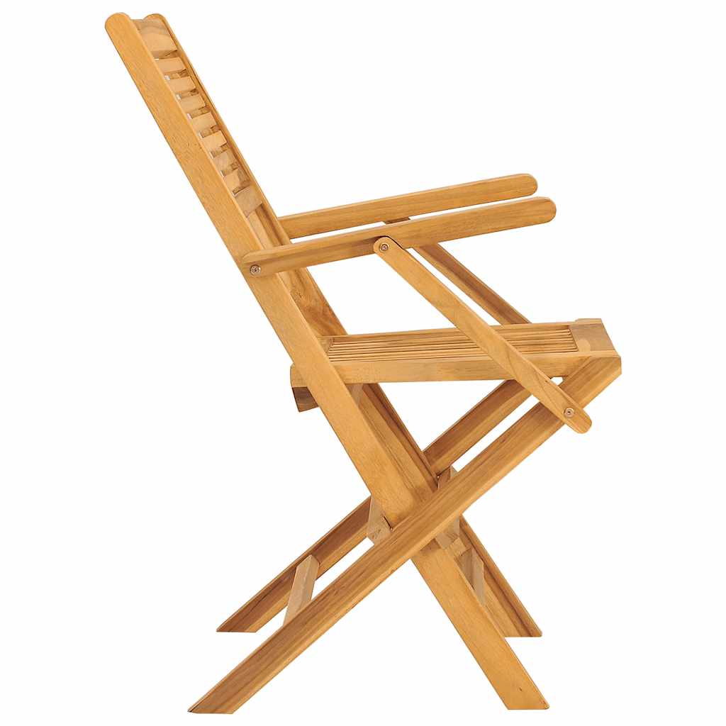 Sedie pieghevoli 2 pezzi 55x62x90 cm Legno massello di teak