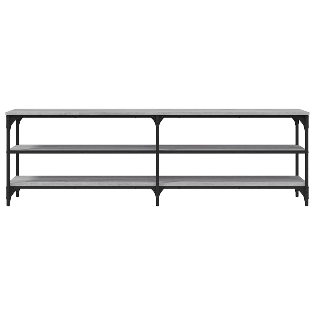 Mobile Porta TV Grigio Sonoma 160x30x50 cm in Legno Multistrato