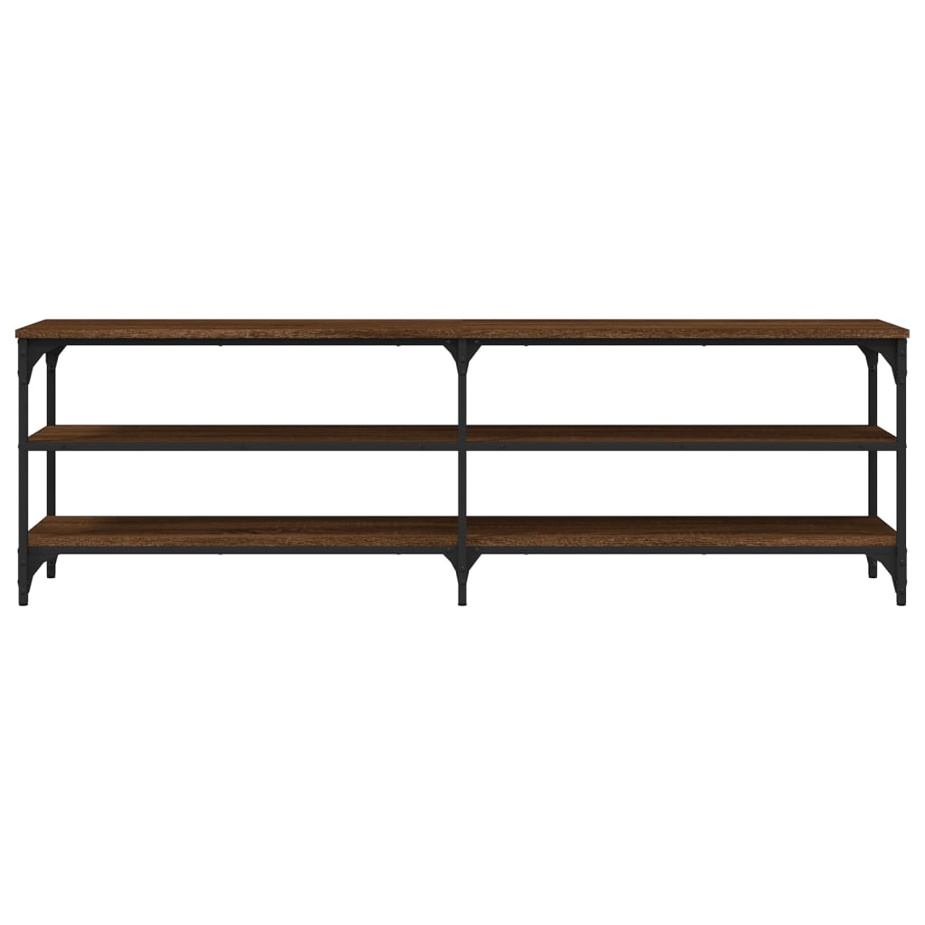 Mobile Porta TV Rovere Marrone 160x30x50 cm Legno Multistrato