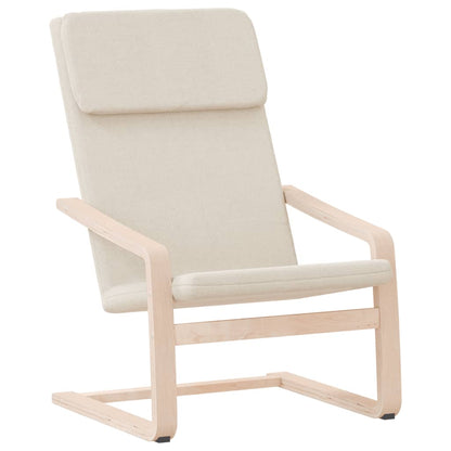 Sedia Relax Crema in Tessuto | homemem39
