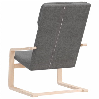 Sedia Relax Grigio Scuro in Tessuto - homemem39
